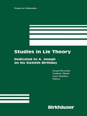 cover image of Studies in Lie Theory